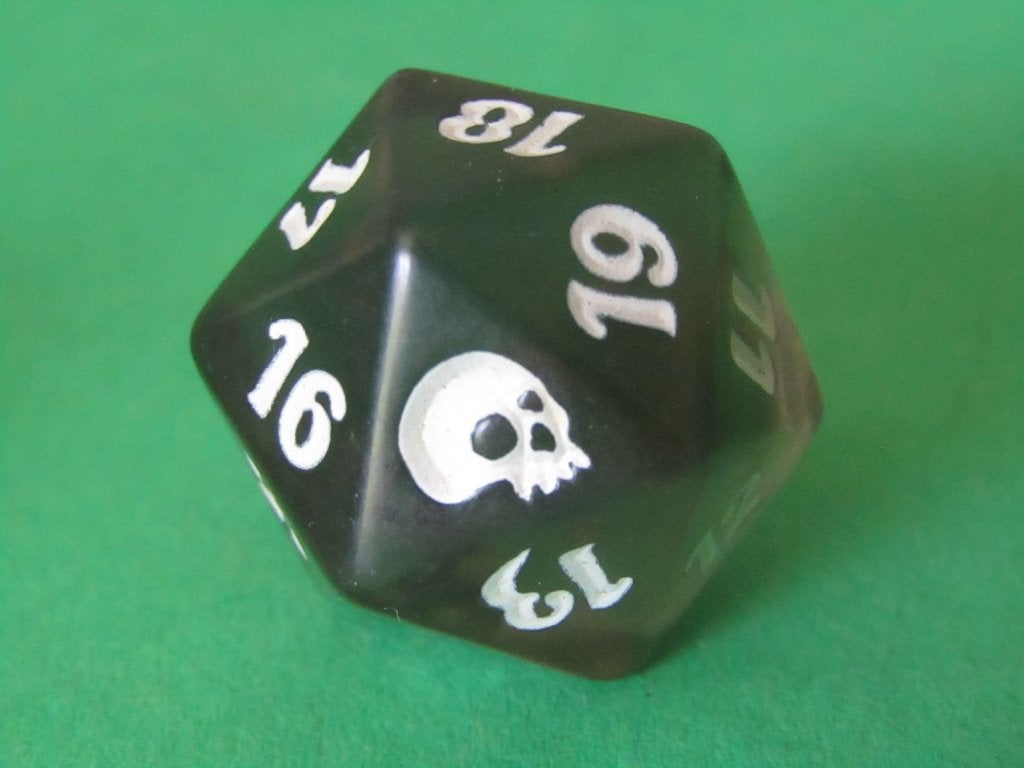 MTG Graveborn d20 spindown, Verzenden, Zo goed als nieuw, Overige typen, Foil