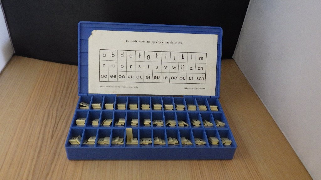 verschillende retro letterbakken, Ophalen of Verzenden, Overige typen