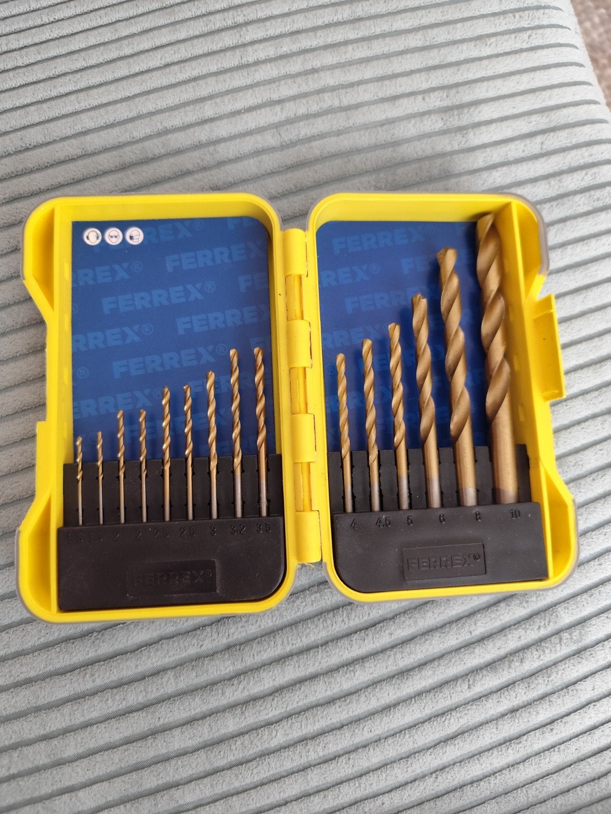 FERREX HSS Spiraalboor Set - 15 Stuks voor Metaal/ Kunststof, Ophalen, Nieuw, Overige typen