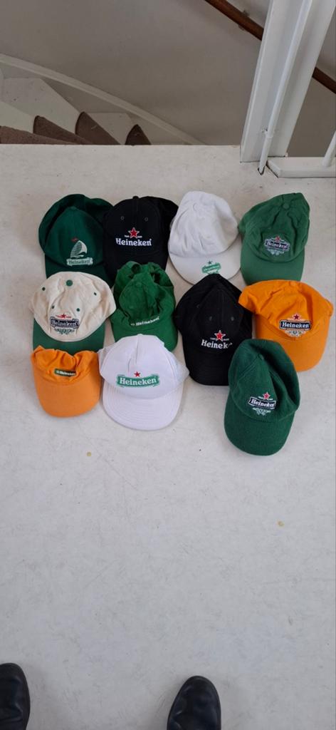 11 Heineken petten - Diverse kleuren en stijlen, Pet, Gedragen, Heineken, One size fits all