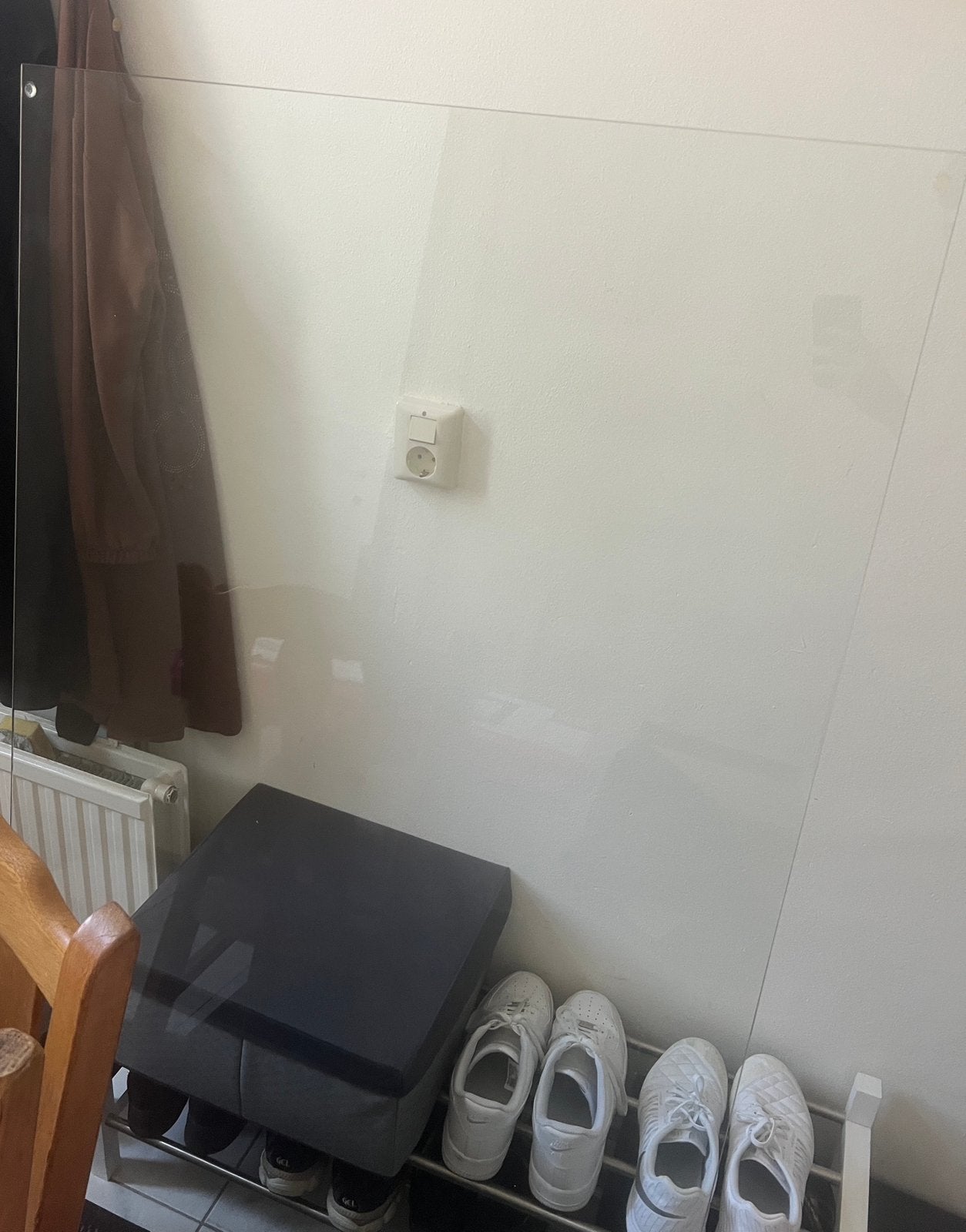 Gratis Glazen tafelblad 87,5 x 148 cm, Huis en Inrichting, Tafelonderdelen, Ophalen, Zo goed als nieuw
