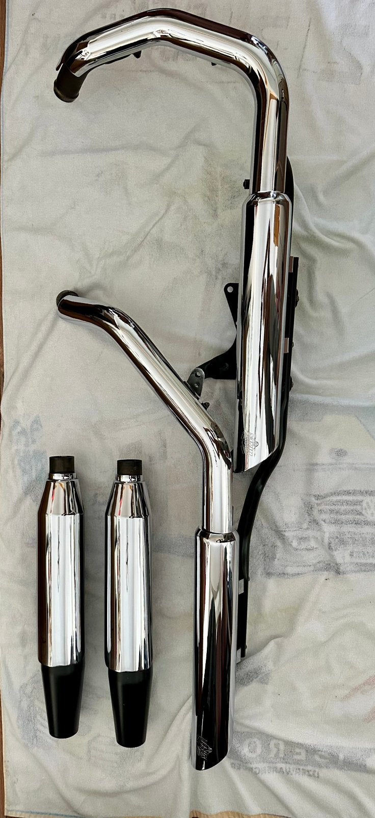 Originele Uitlaat HD Forty Eight  + Vance & Hines Slip-ons, Ophalen of Verzenden, Gebruikt