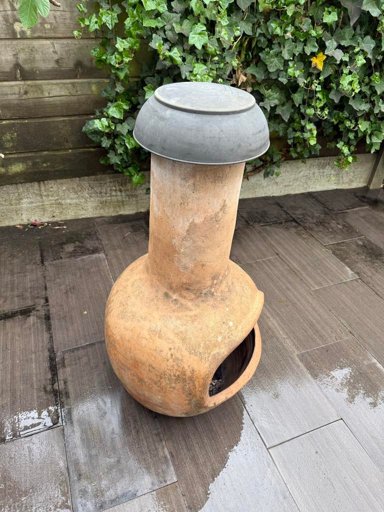 Terracotta tuinhaard / Mexicaanse haard, Ophalen, Gebruikt