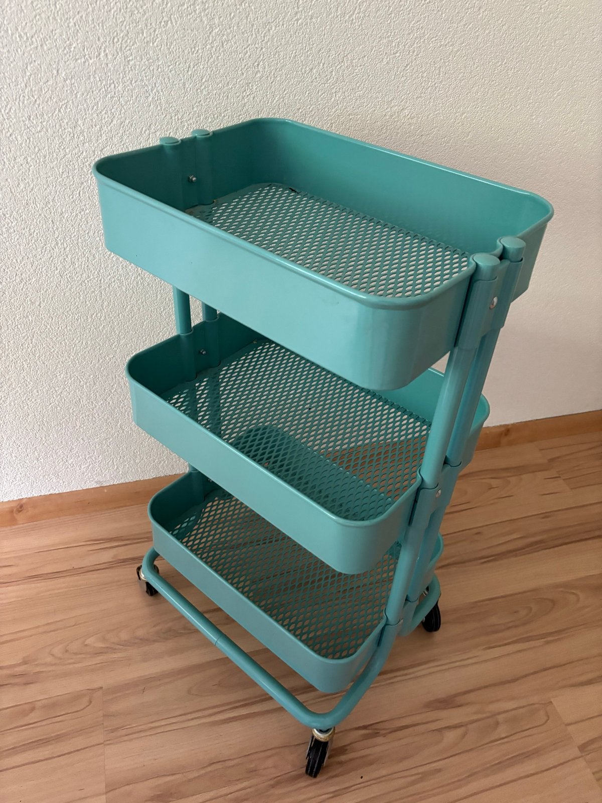 IKEA RÅSKOG Roltafel / Serveerwagen - Turquoise, Ophalen, Gebruikt