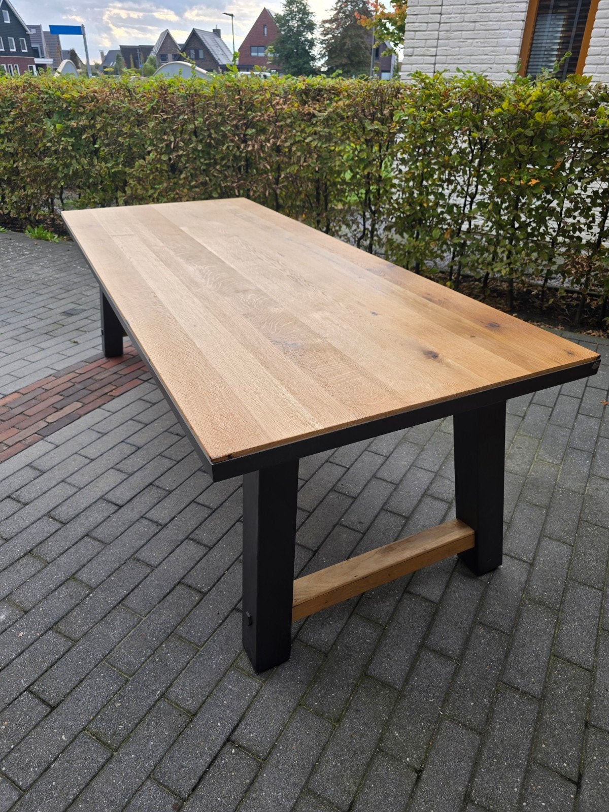 Henders & Hazel Farmland Eettafel 240x100 cm, Gebruikt, 200 cm of meer, 50 tot 100 cm, Vijf personen of meer