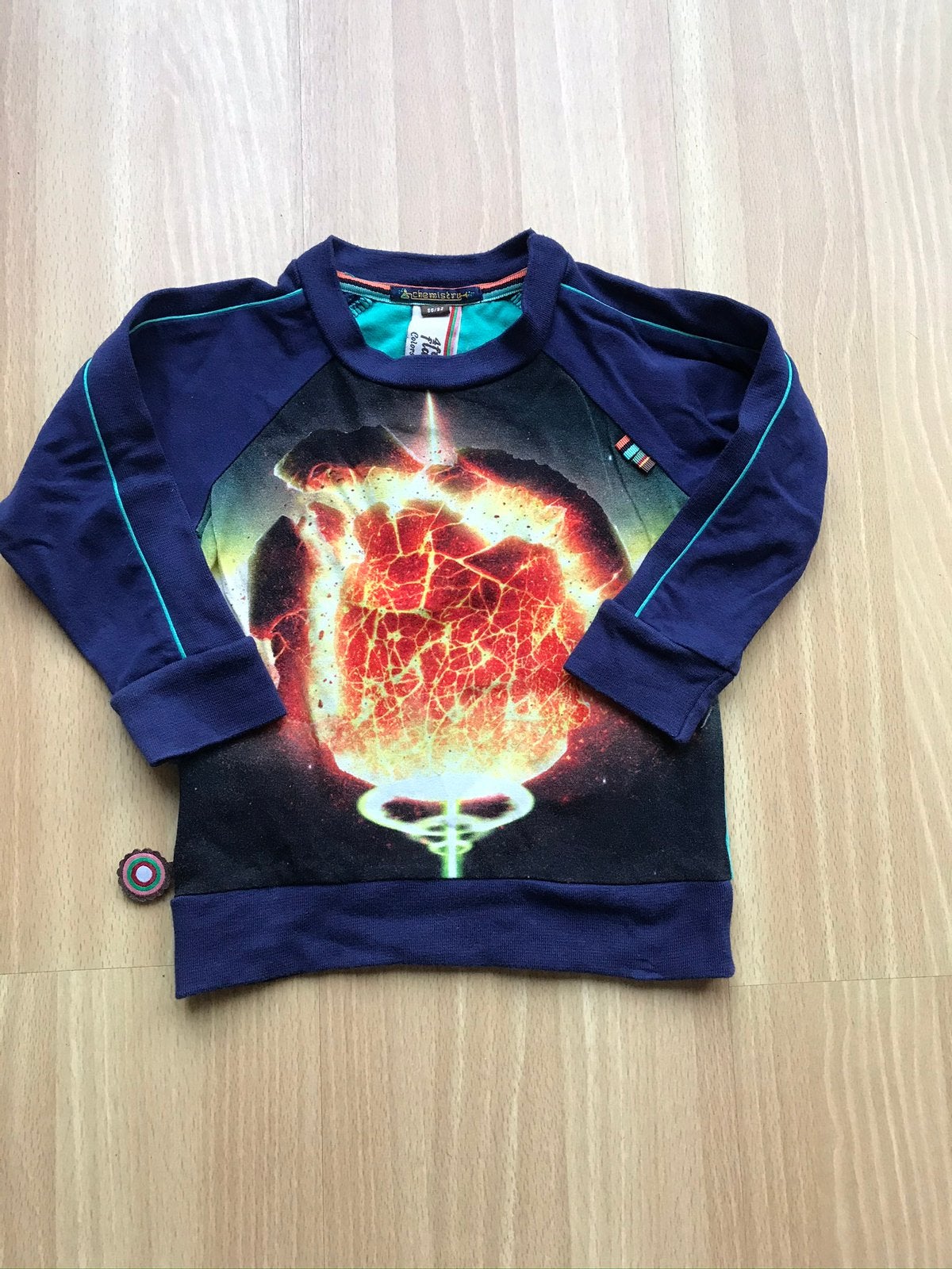 4 funky flavours longsleeve jongen maat 86 / 92 trui, Ophalen of Verzenden, Zo goed als nieuw, Jongetje, Truitje of Vestje
