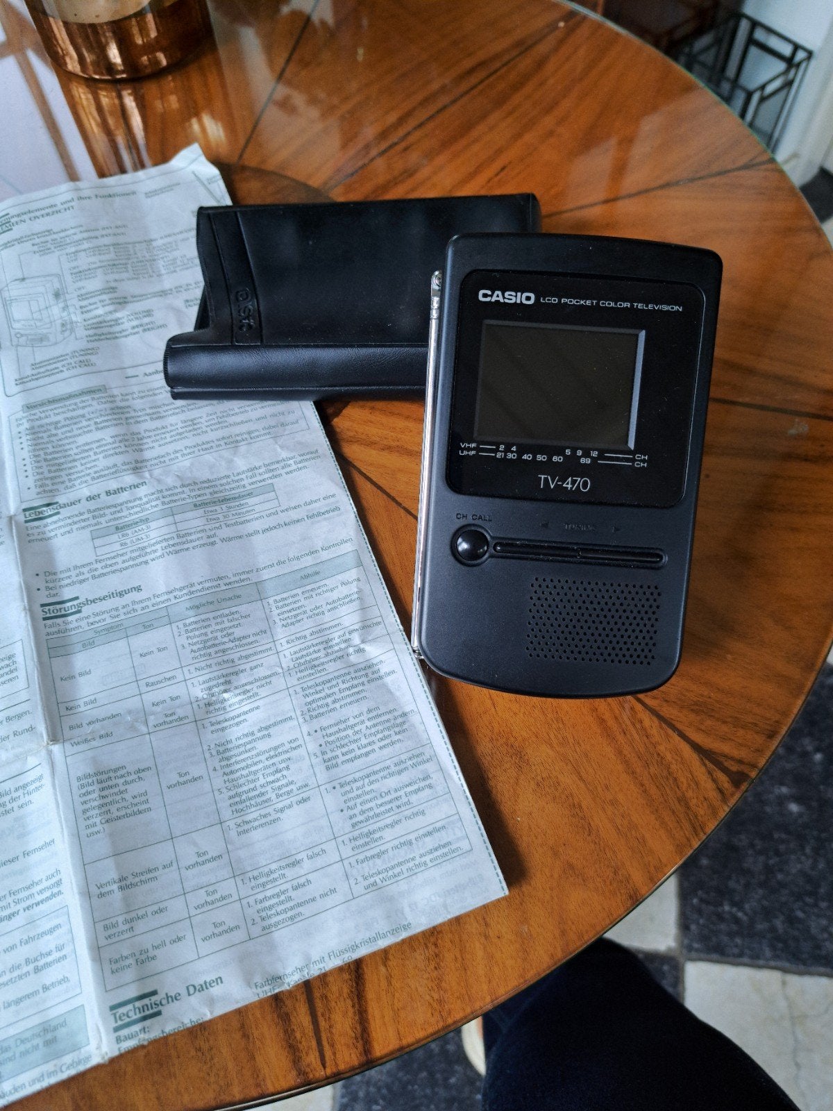 vintage tv 470 casio, Verzenden