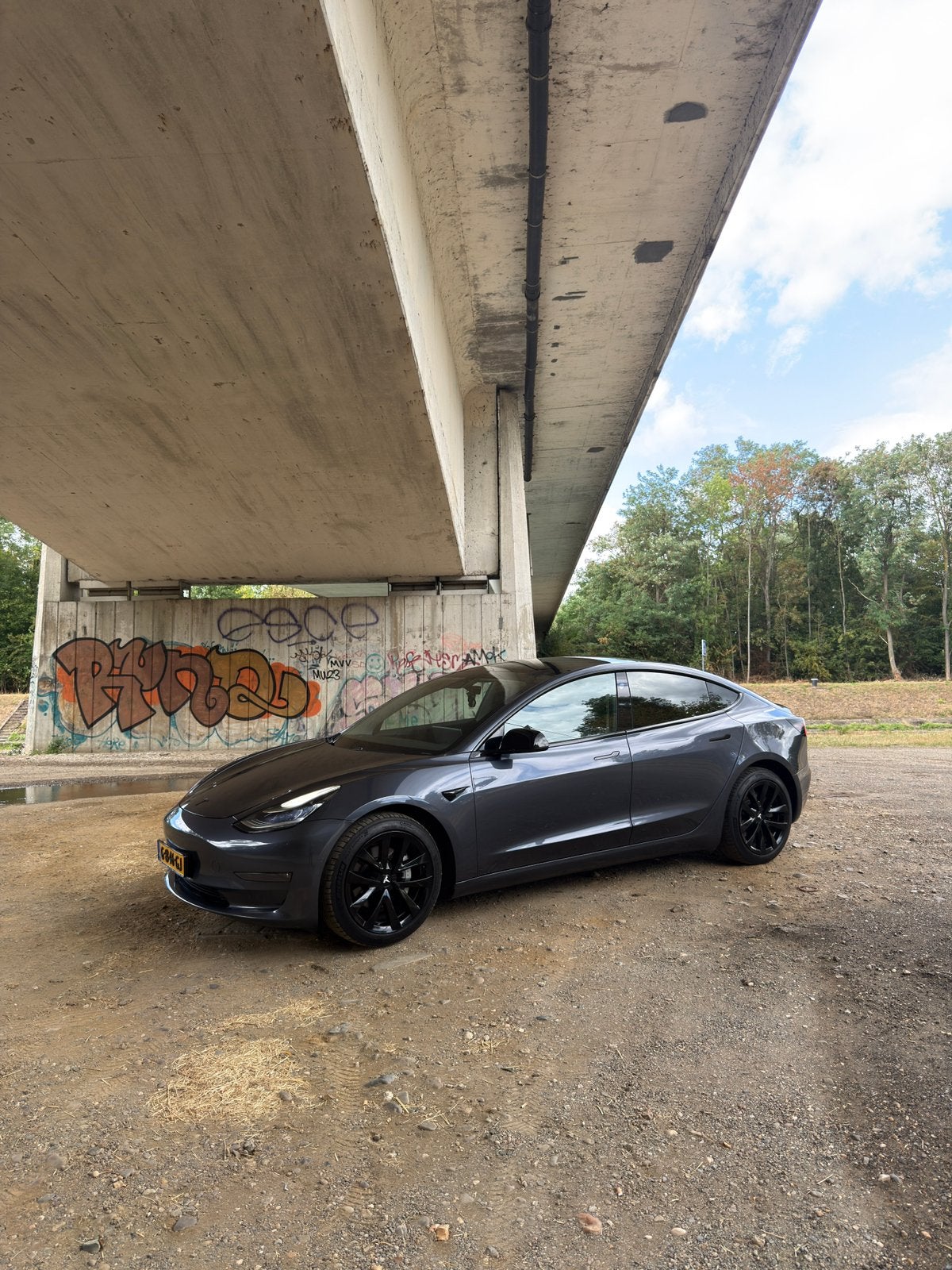 Tesla Model 3 2019 | 75kWh AWD, Automaat, 1831 kg, Zwart, Elektrisch