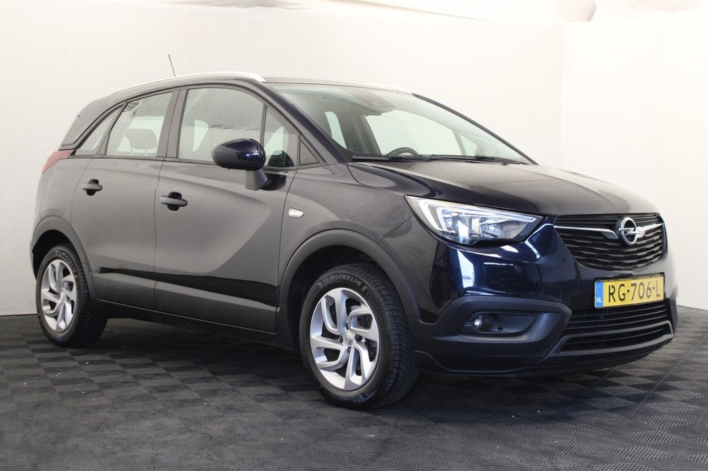 Opel Crossland X 1.2 Turbo Online Edition |Navi| (bj 2017), Gebruikt, 1199 cc, Blauw, 49 €/maand