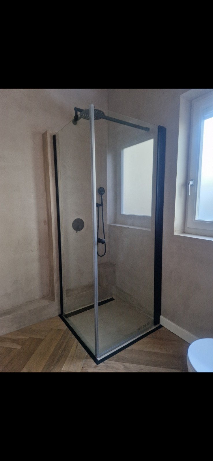 Douche scherm, douche cabine, Ophalen