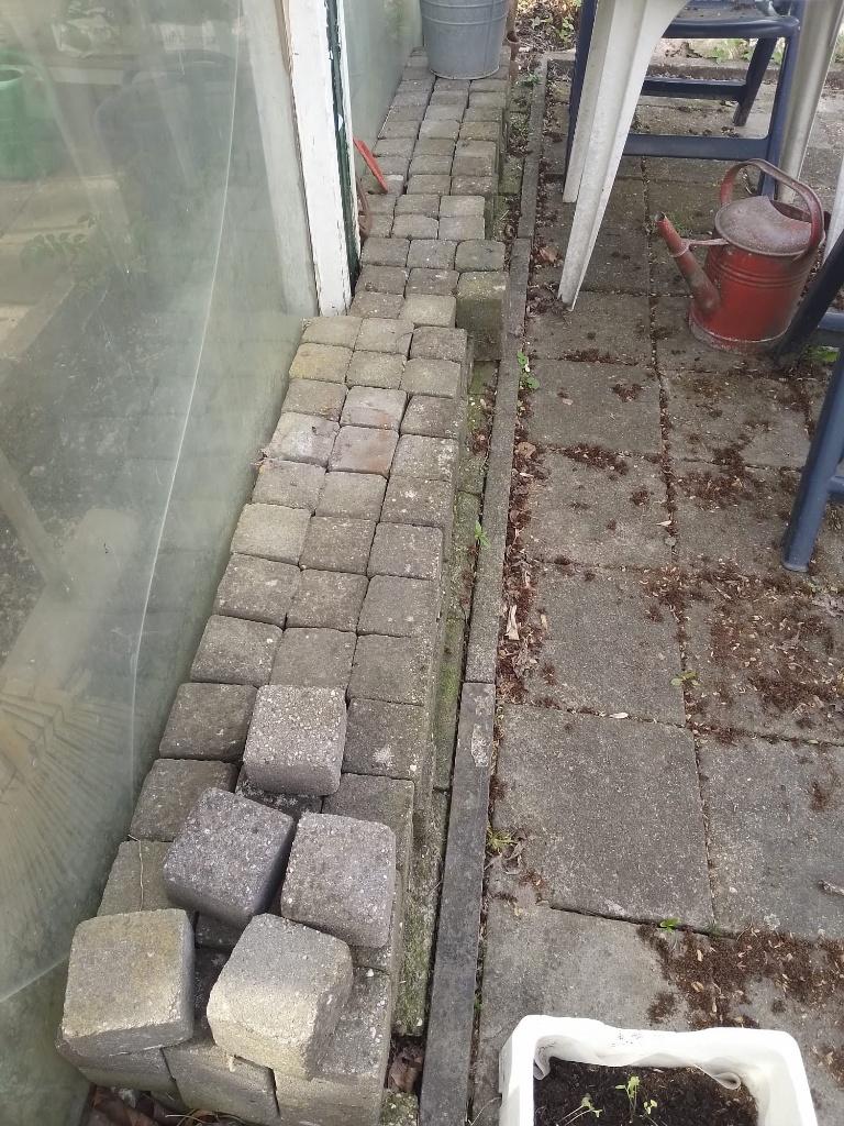 Cobblestones 176 stuks, Ophalen, Gebruikt, Beton, Klinkers