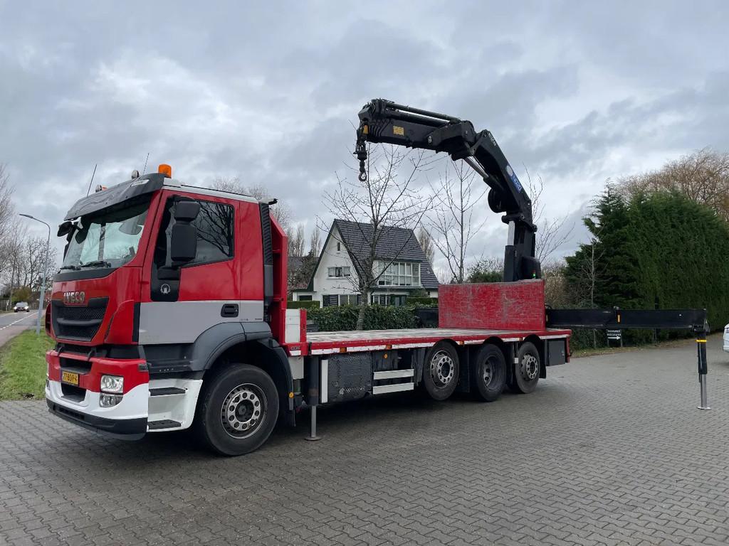 Iveco Stralis 360 Stralis 360 with HMF 4020 K5 crane, Auto's, Automaat, Euro 6, Iveco, 360 pk
