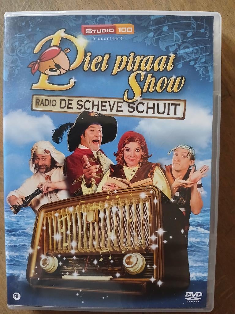 piet piraat show radio de scheve schuit, Alle leeftijden, Ophalen of Verzenden, Zo goed als nieuw