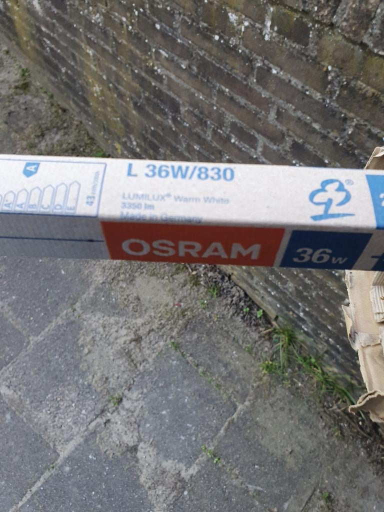 Tl lampen van osram, Ophalen