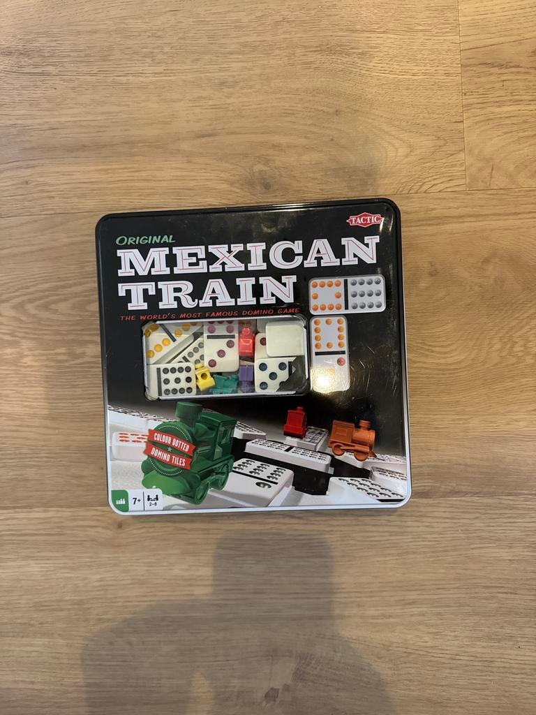 Mexican Train Domino Game - Tactic, Een of twee spelers, Ophalen of Verzenden, Zo goed als nieuw