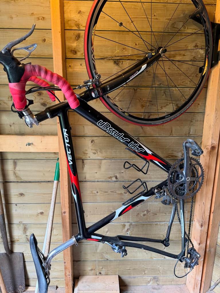 Klassieke Jan Janssen racefiets - Vector Carbon Wishbone, 28 inch, Gebruikt, Carbon, Meer dan 20 versnellingen