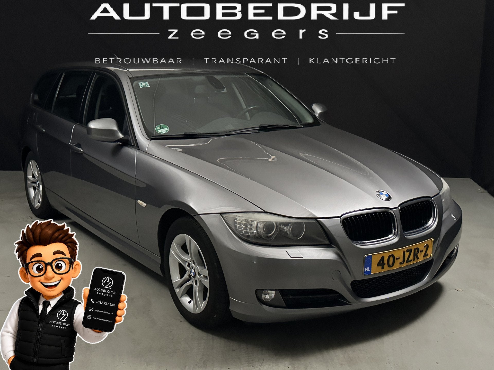 BMW 3 Serie Touring 318i Business Line *AC*Navi* (bj 2009), Auto's, Euro 5, Achterwielaandrijving, Origineel Nederlands, Handgeschakeld