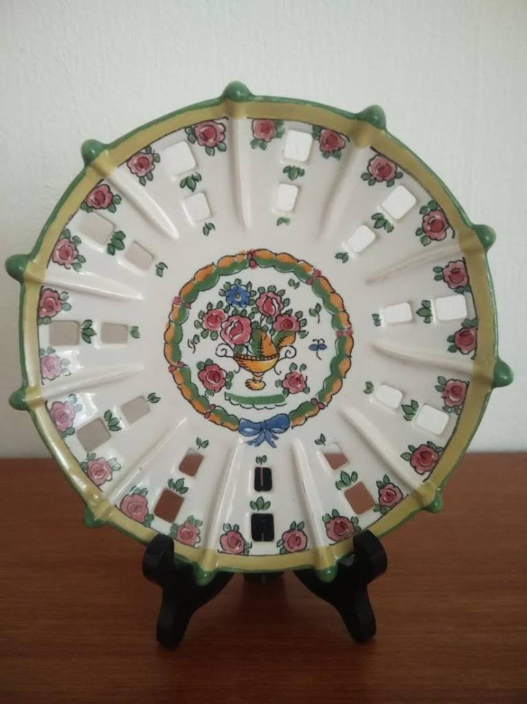 Antiek bordje Gouda Rosalind, Antiek en Kunst, Antiek | Keramiek en Aardewerk, Ophalen of Verzenden
