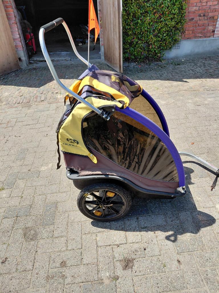 Fietskar voor kinderen - Veilig en comfortabel, Fietsen en Brommers, Gebruikt, Ophalen of Verzenden, Kinderkar, 40 tot 60 kg