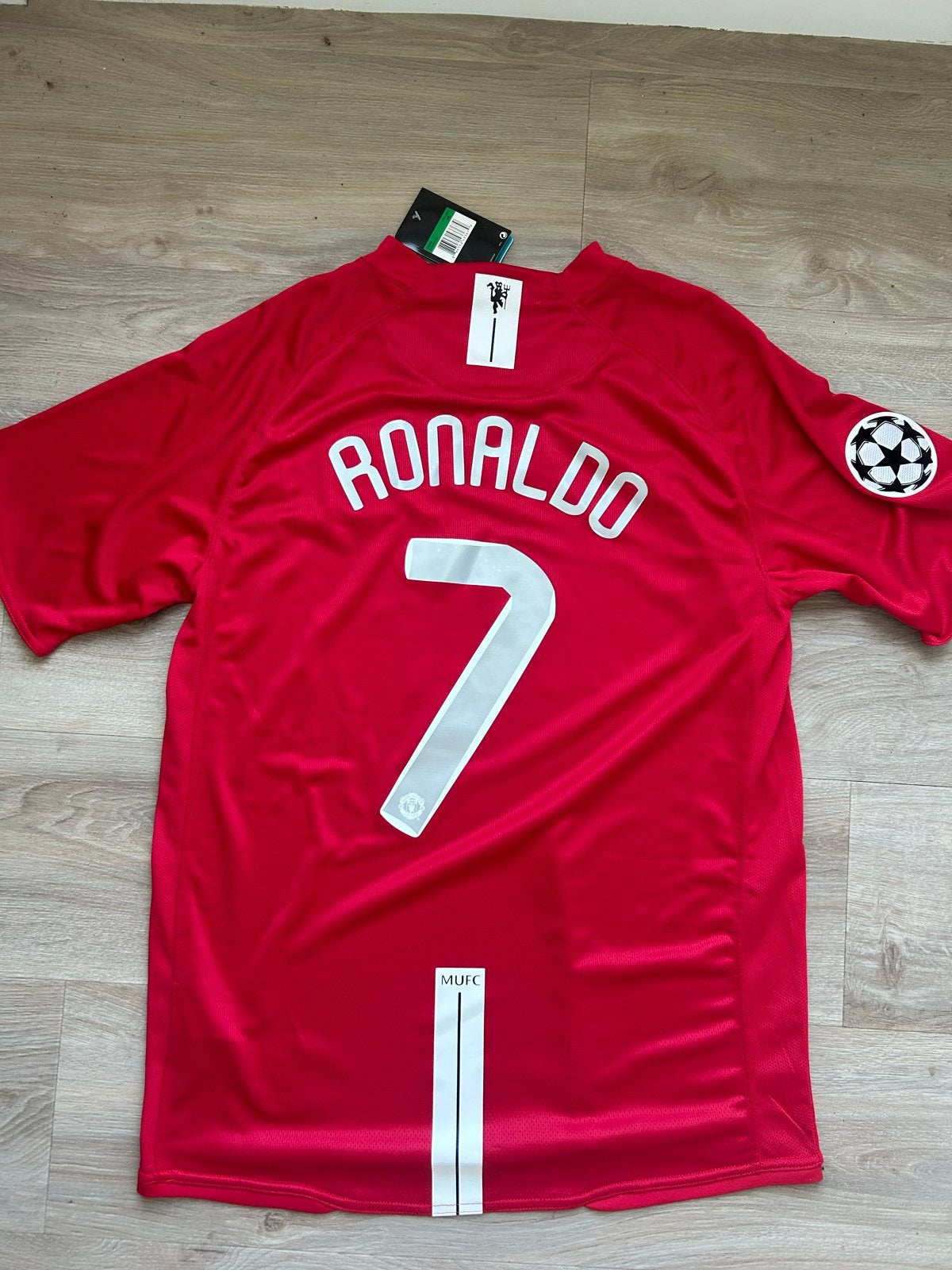 Man United Ronaldo shirt XL - Champions League 2008, Verzenden, Nieuw, Maat 56/58 (XL), Rood