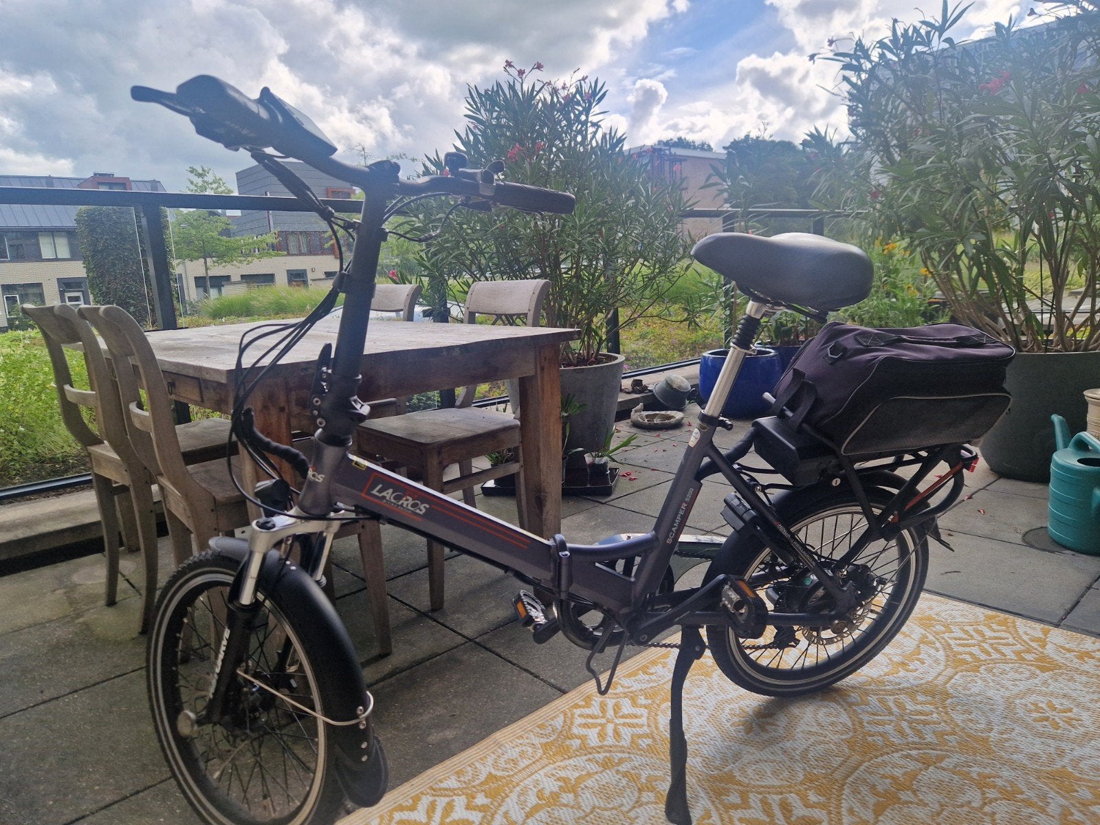 Lacros Scamper 20 inch opvouwbare elektrische fiets, Minder dan 47 cm, Ophalen, Gebruikt, Overige merken