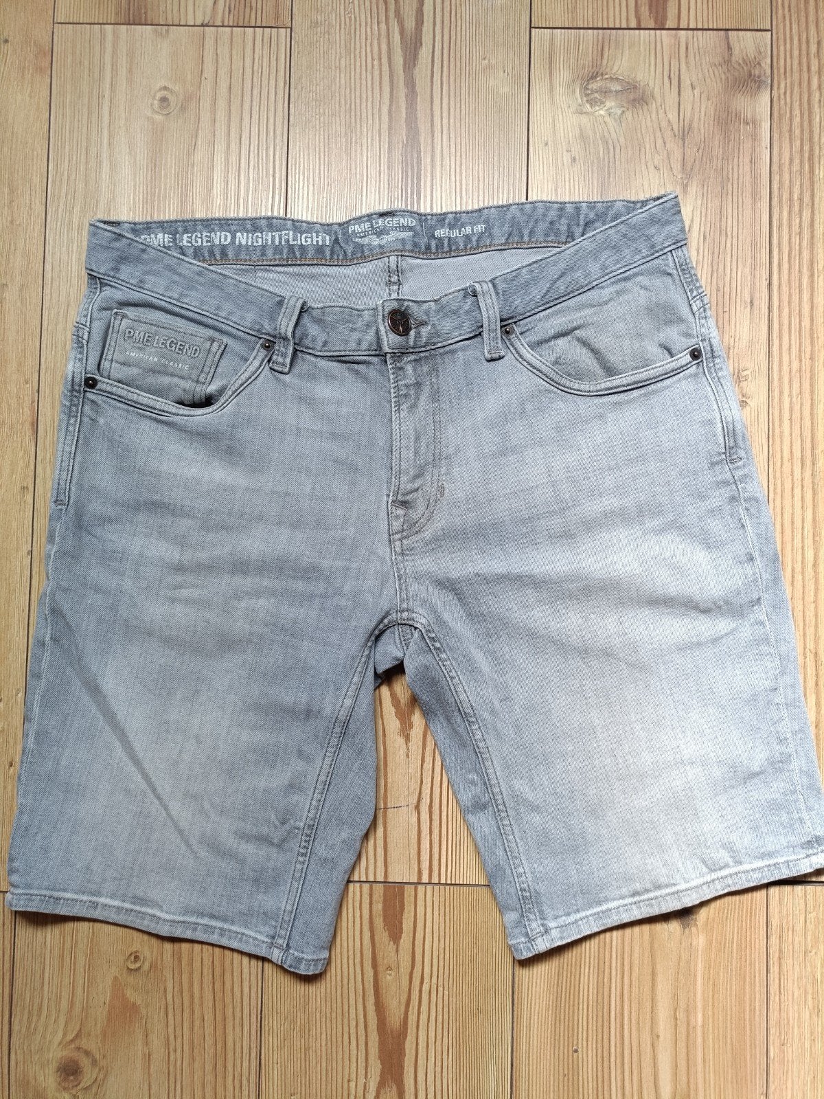 PME Legend short stretch maat 36, Ophalen of Verzenden, Zo goed als nieuw, Grijs, W36 - W38 (confectie 52/54)