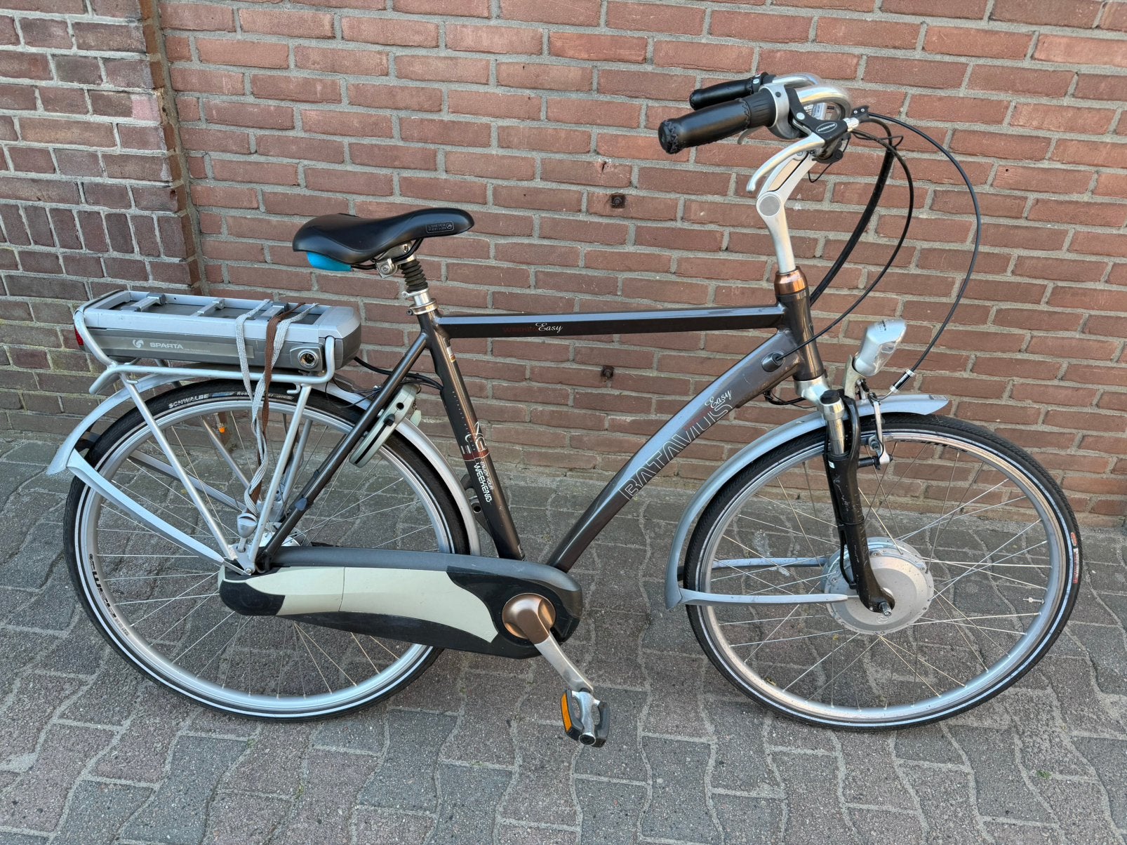 zeer nette Batavus weekend elektrische fiets herenfiets elek, 55 tot 59 cm, Ophalen, Gebruikt, Batavus