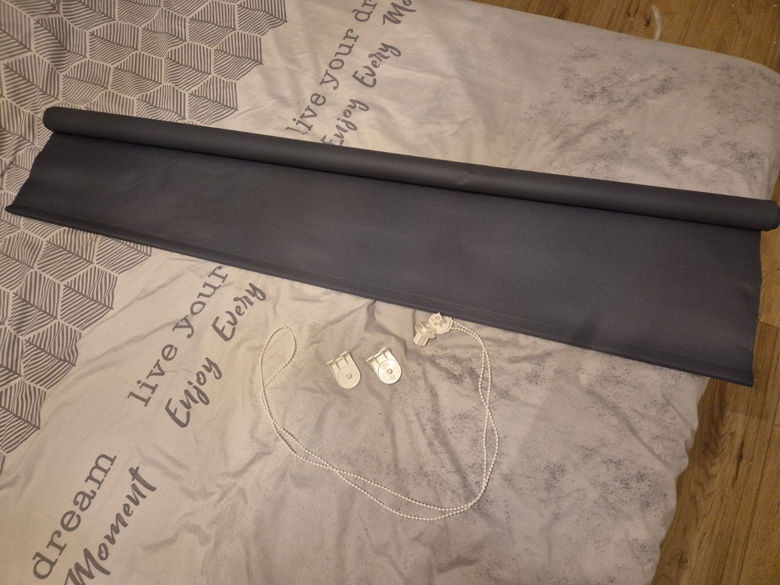 Zo goed als nieuw Gamma verduisterend rolgordijn 150x190cm, Ophalen, 100 tot 150 cm, Zo goed als nieuw, Grijs