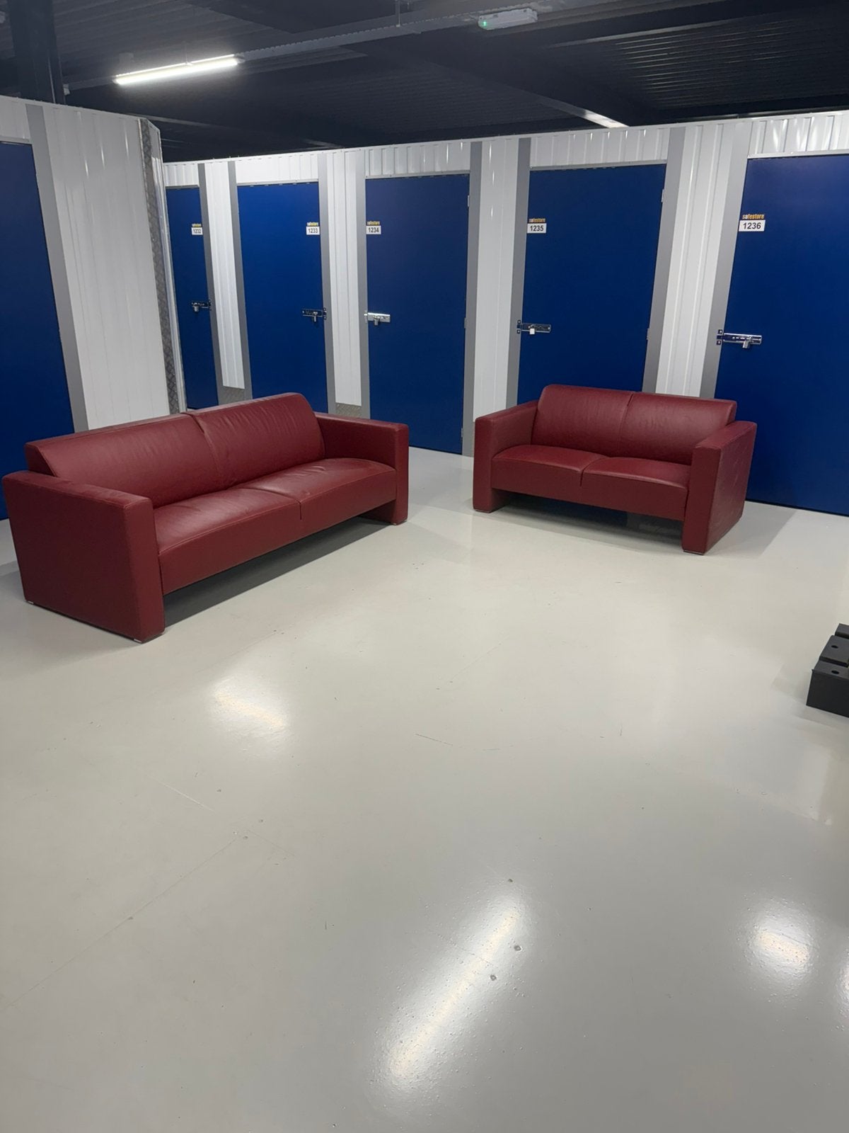 Artifort bankstellen leder, Ophalen