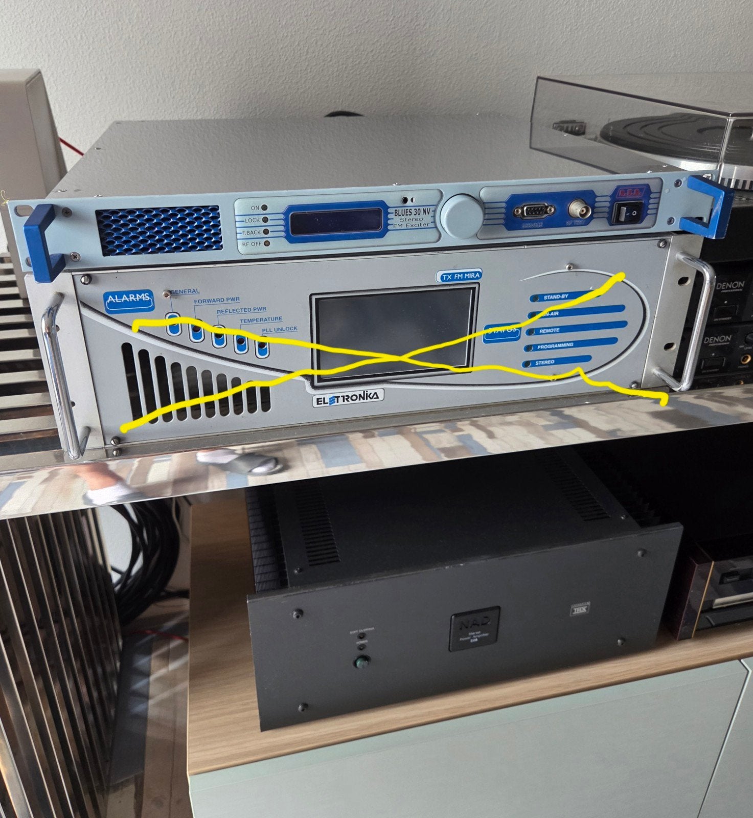 RVR Blues 30w in goedwerkende en nette staat. Bovenste model, Ophalen, Gebruikt