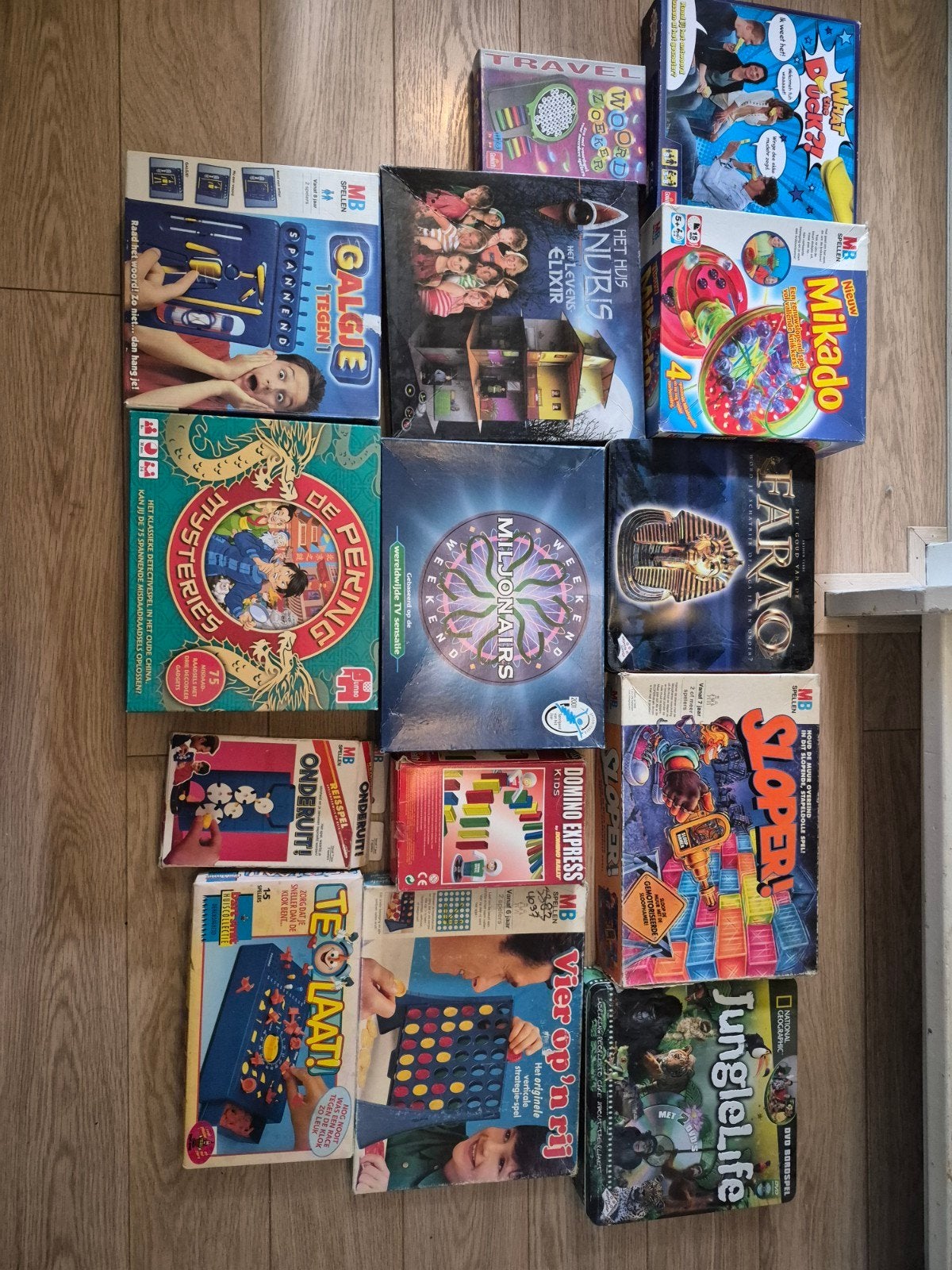 Grote collectie bordspellen en gezelschapsspellen, Een of twee spelers, Ophalen, Gebruikt