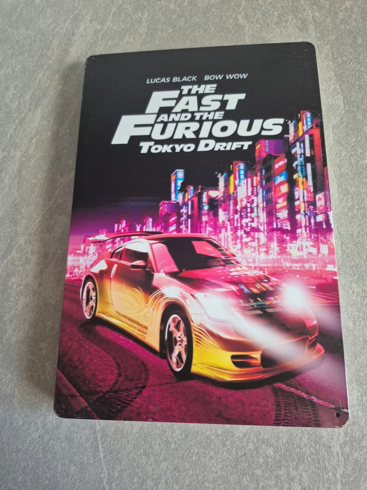 The Fast and the Furious: Tokyo Drift - Metalen Plaat, Ophalen of Verzenden, Gebruikt, Gebruiksvoorwerp