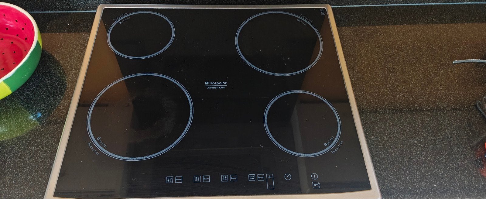 Hotpoint Ariston KIC 644 X Inductiekookplaat – 60 cm, Ophalen, Gebruikt, 4 kookzones, Inbouw