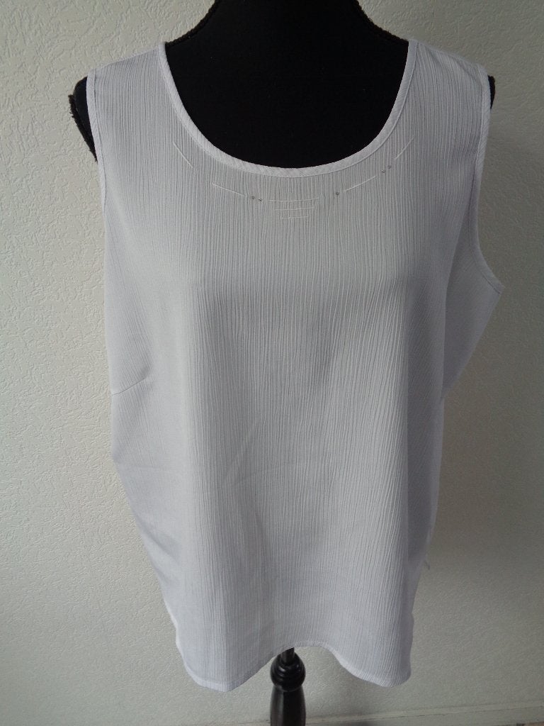 oscar B maat 48 oksel tot oksel 62 cm, Wit, Maat 46/48 (XL) of groter, Zo goed als nieuw, Zonder mouw