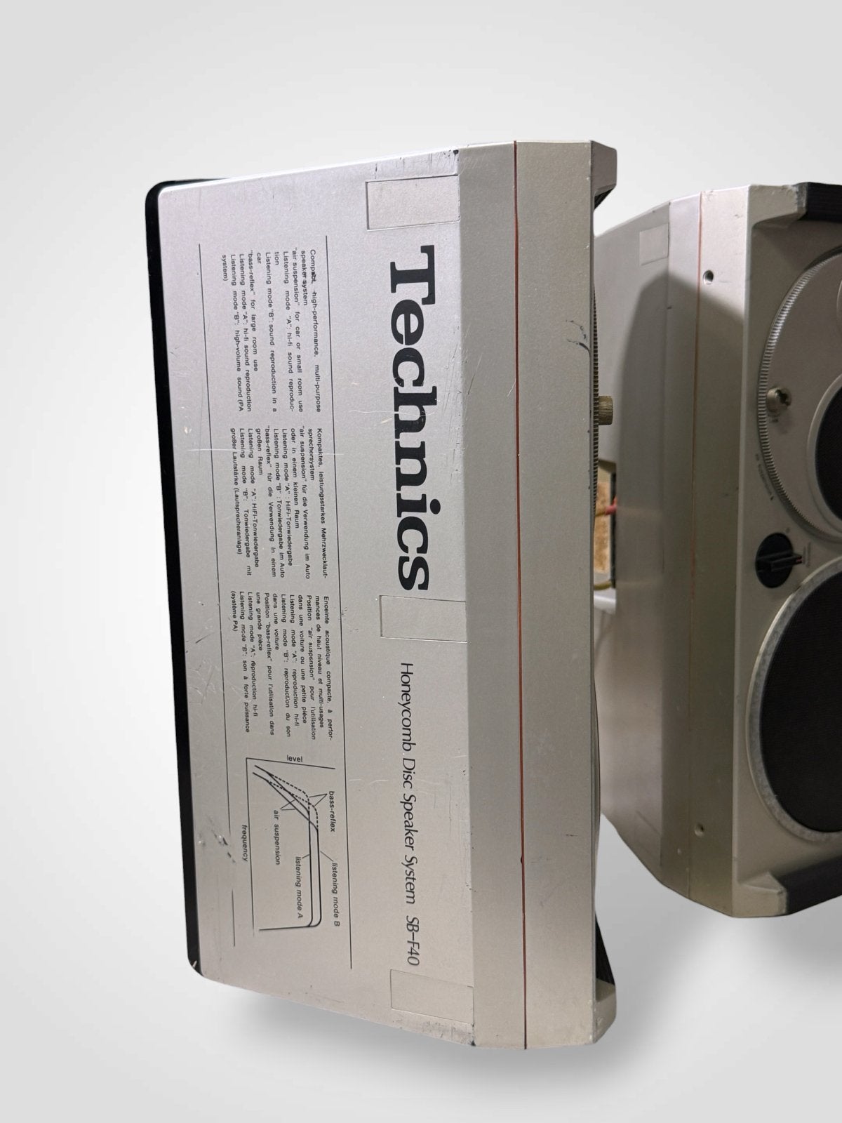 Zeldzame Technics SB-F40 speakers - Werkend, Overige merken, Stereo speakers, Technics, Gebruikt