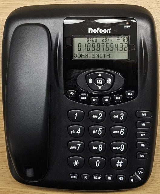 Profoon TX-670 telefoon compleet nieuw in doos, Ophalen of Verzenden, Zo goed als nieuw