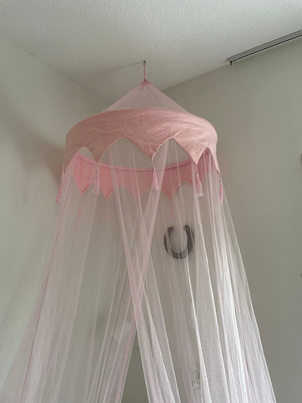 Roze bedhemel / klamboe voor kinderbed, Ophalen, Zo goed als nieuw, Overige typen