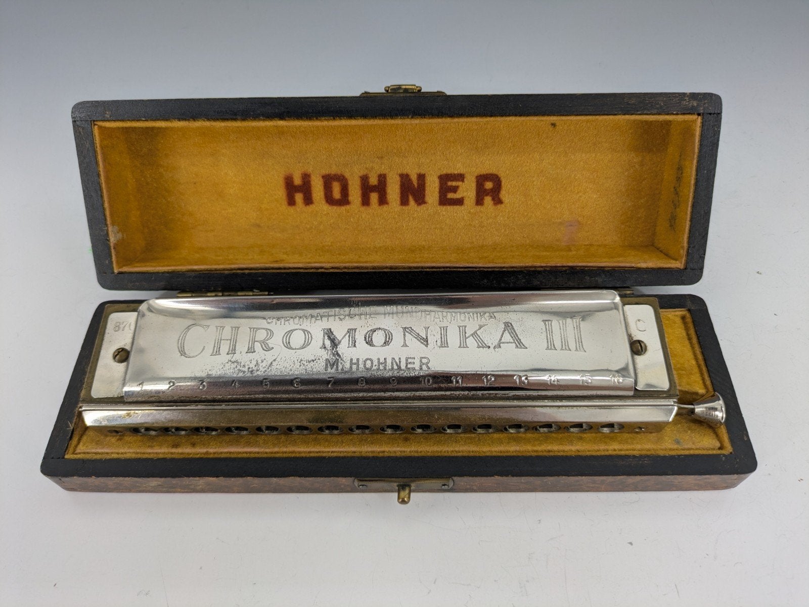 Hohner chrominika lll mondharmonica, Muziek en Instrumenten, Ophalen of Verzenden, Gebruikt, Overige typen