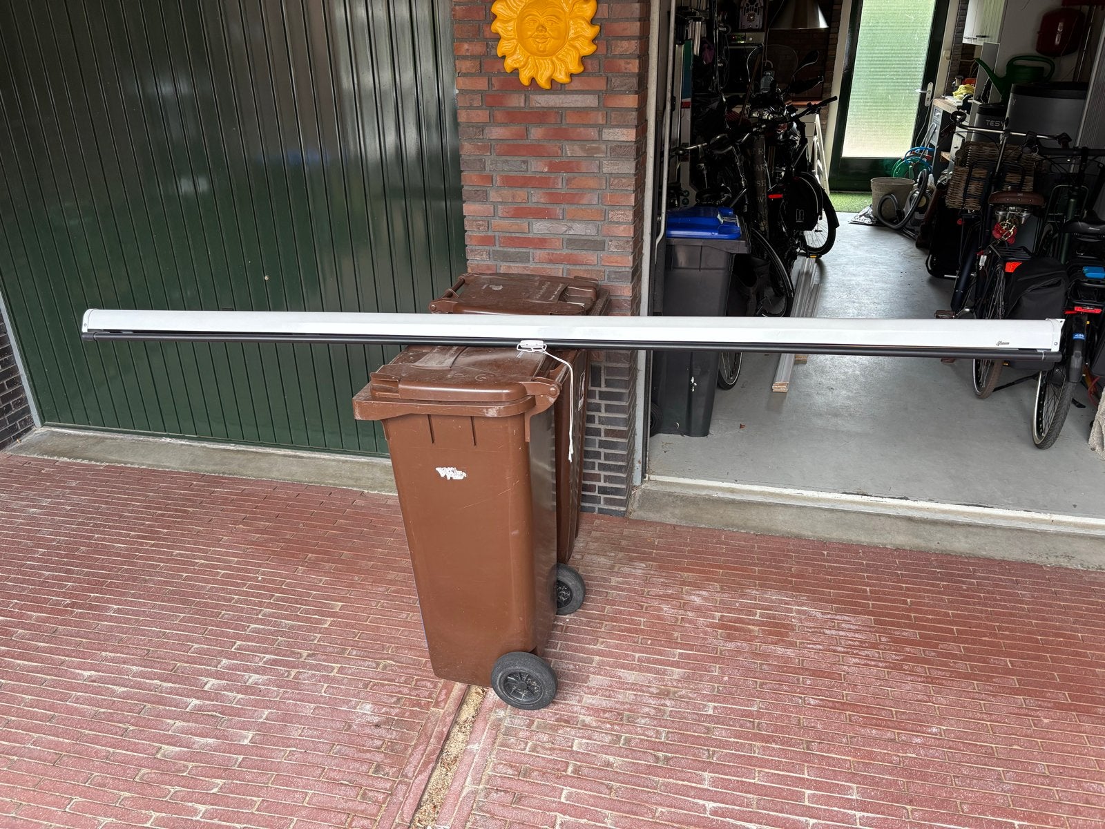 Projectiescherm 260 cm breed - iVisions, Ophalen, Handmatig, Gebruikt
