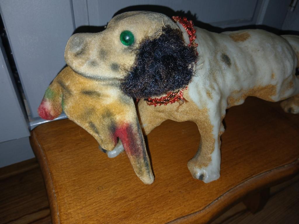 Vintage jachthond met fazant -, Ophalen of Verzenden, Gebruikt, Hond of Kat, Beeldje of Figuurtje