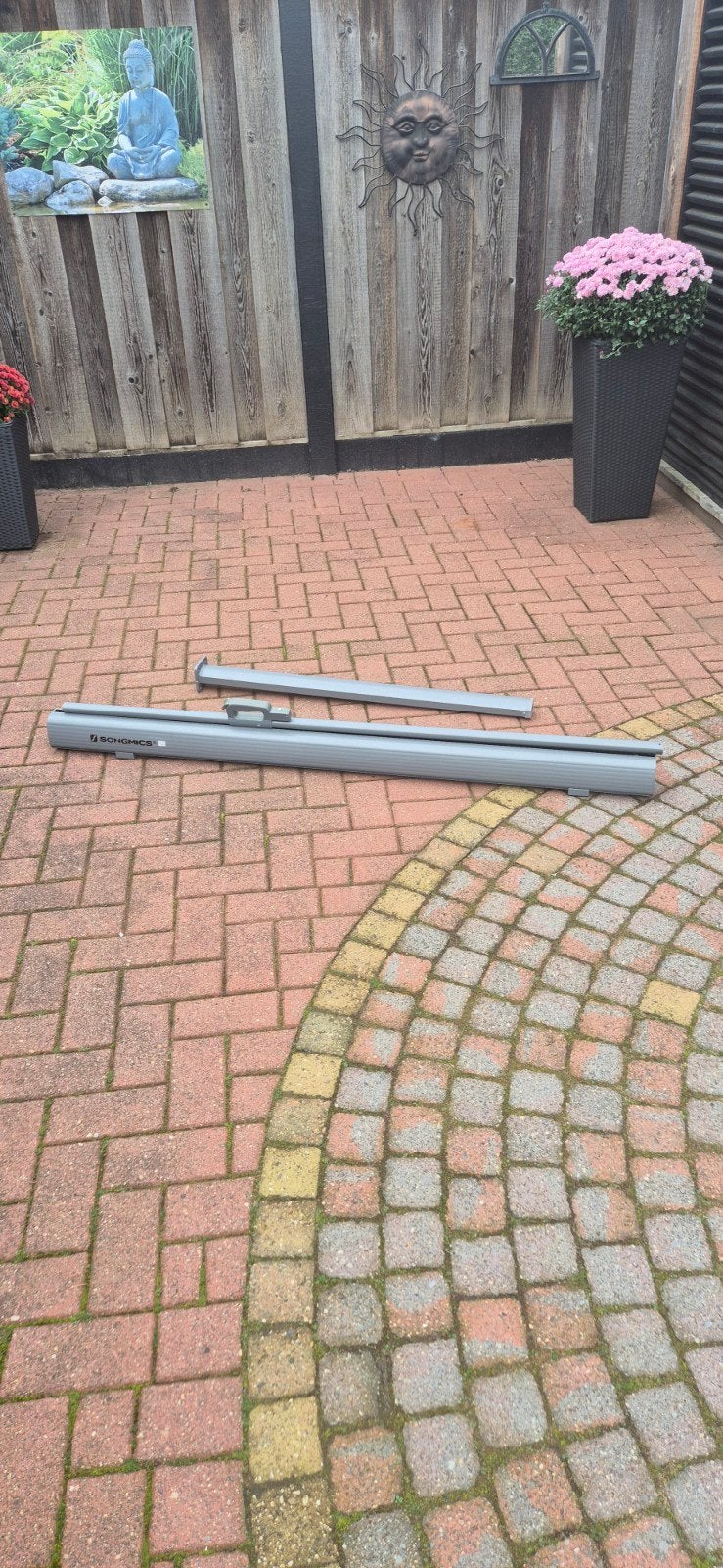 winddoek windscherm uittrekbaar, Doe-het-zelf en Verbouw, Ophalen, Pvc, Overige typen, Zo goed als nieuw
