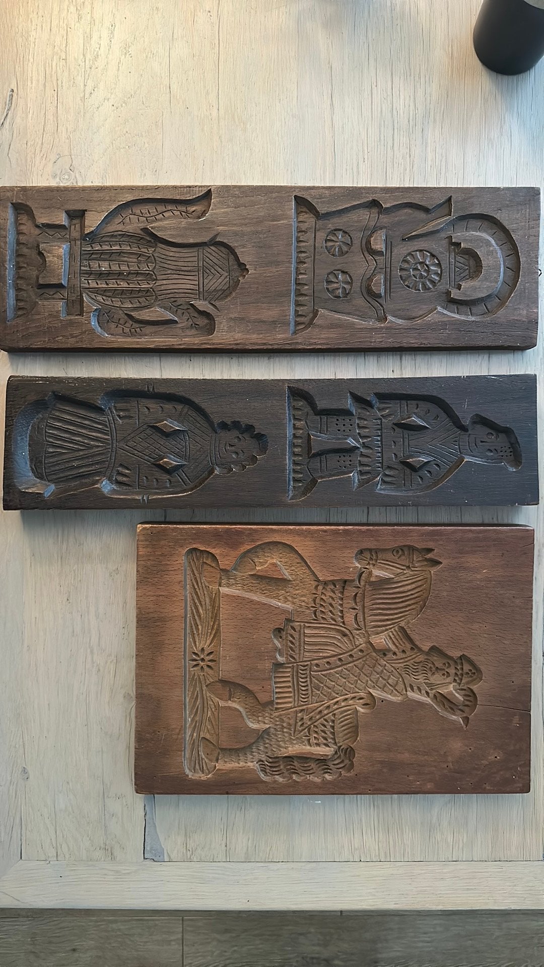 Speculaas planken, Ophalen