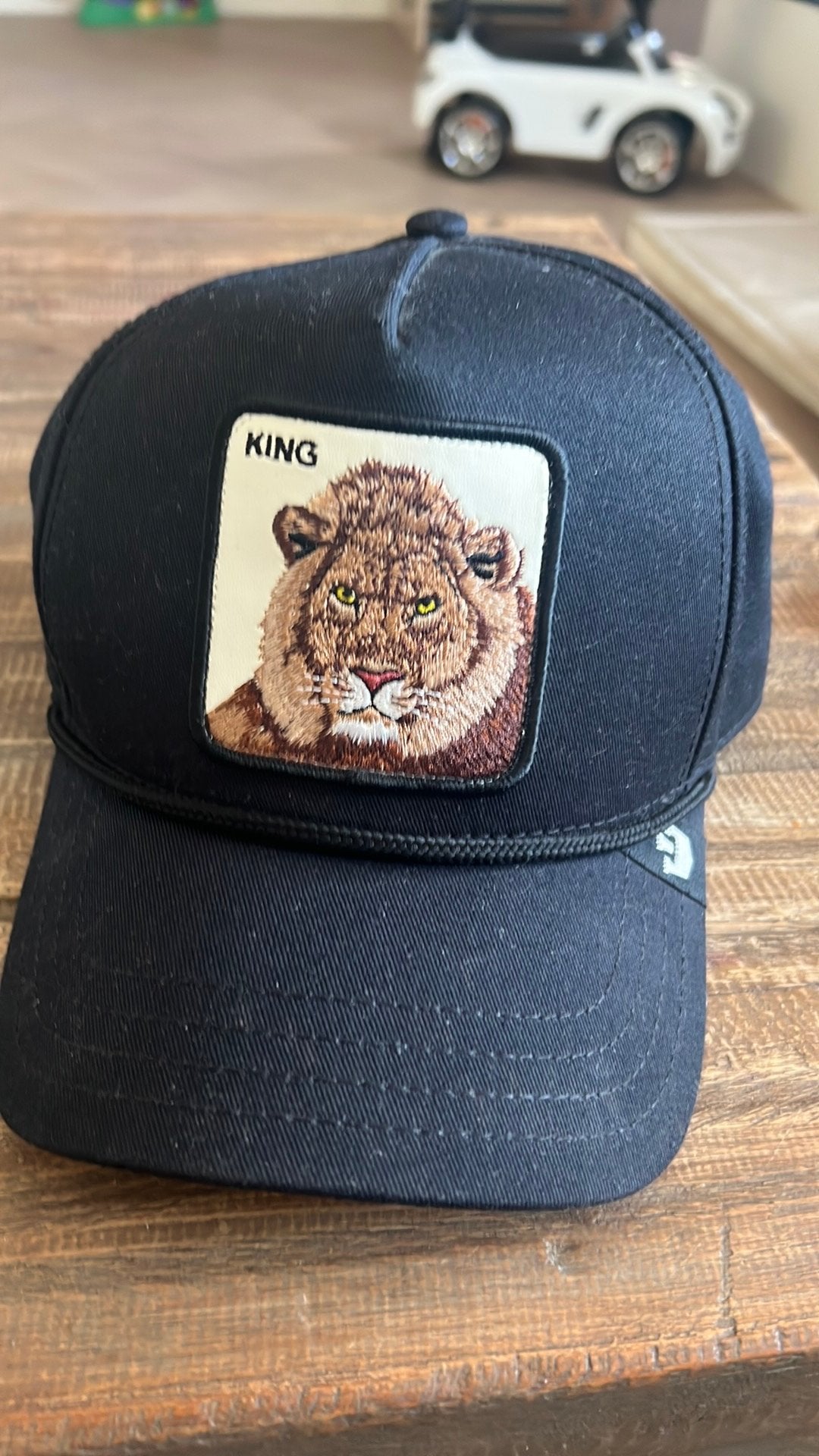 Goorin Bros the farm pet the king versie, Kleding | Heren, Hoeden en Petten, Ophalen, Zo goed als nieuw