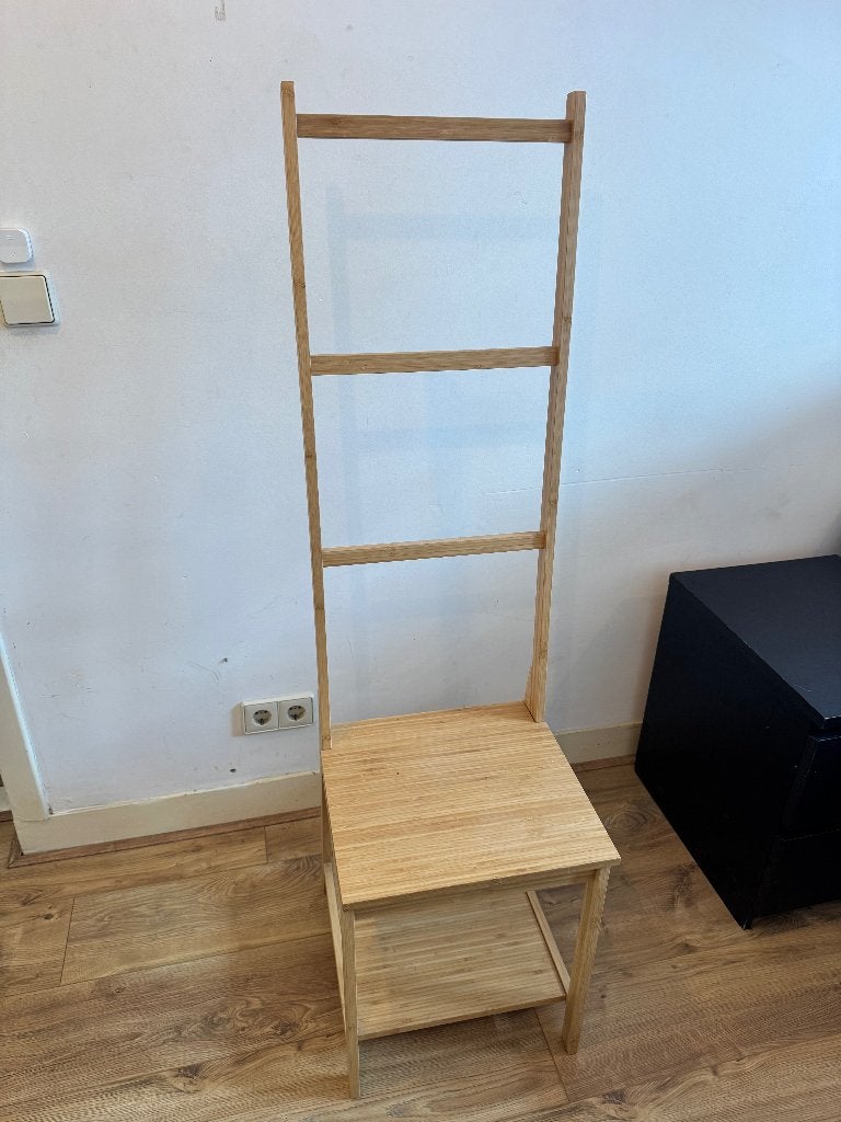 Houten kledingstoel / dressboy (ladderrug), Kleding | Dames, Kledingrekken, Ophalen, Zo goed als nieuw