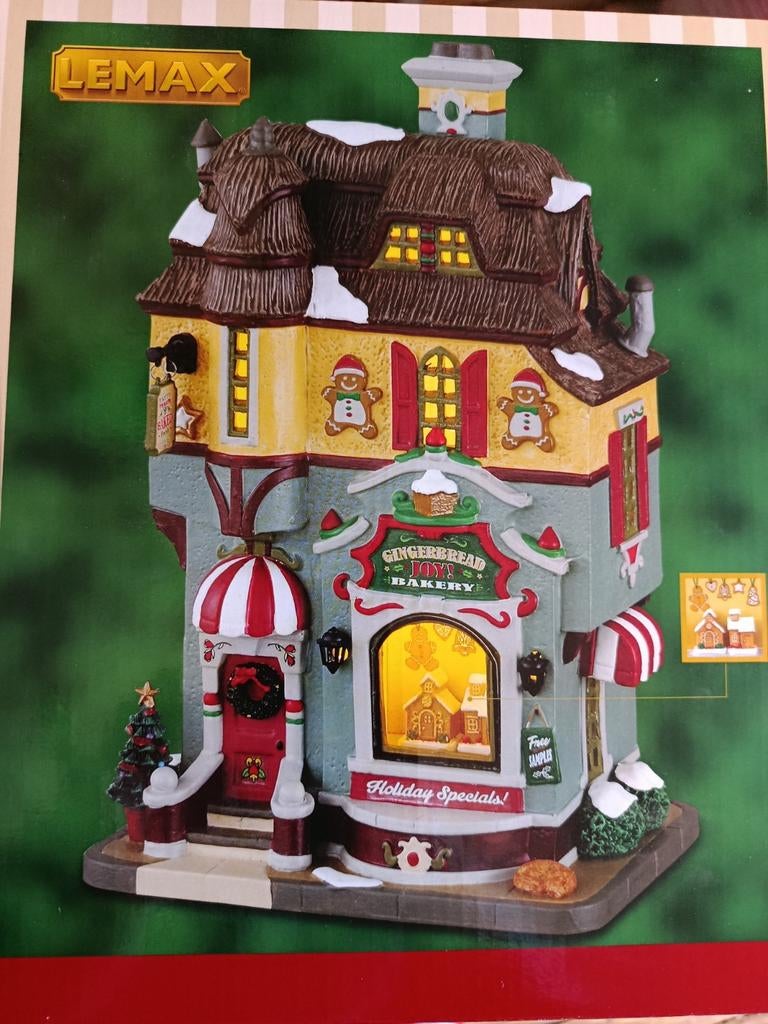 Lemax huisje gingerbread joy Bakery, Diversen, Ophalen, Zo goed als nieuw