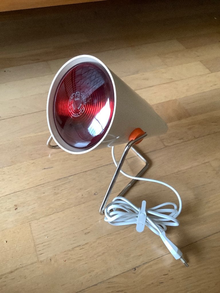 Philips Infraphil infrarood warmtelamp type HP3609, Ophalen, Zo goed als nieuw, E27 (groot), Philips