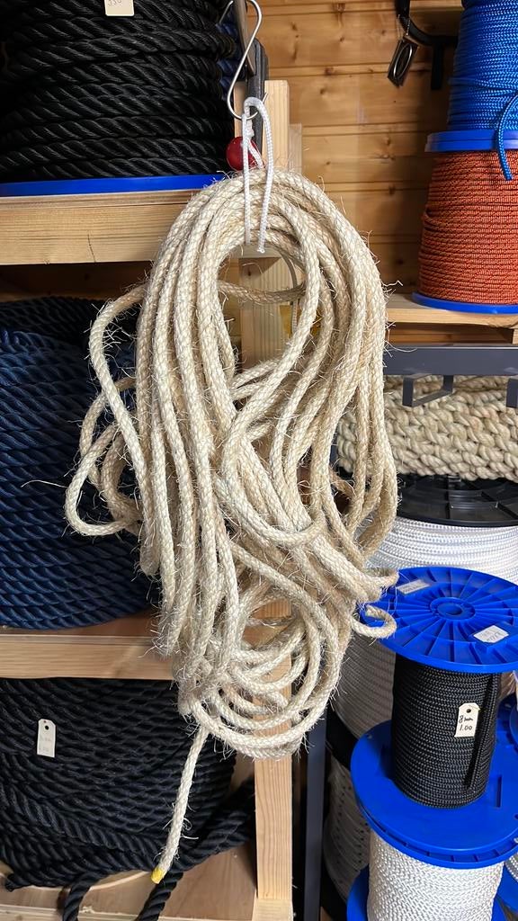 25 meter sisal 8 mm dik, Ophalen of Verzenden, Nieuw