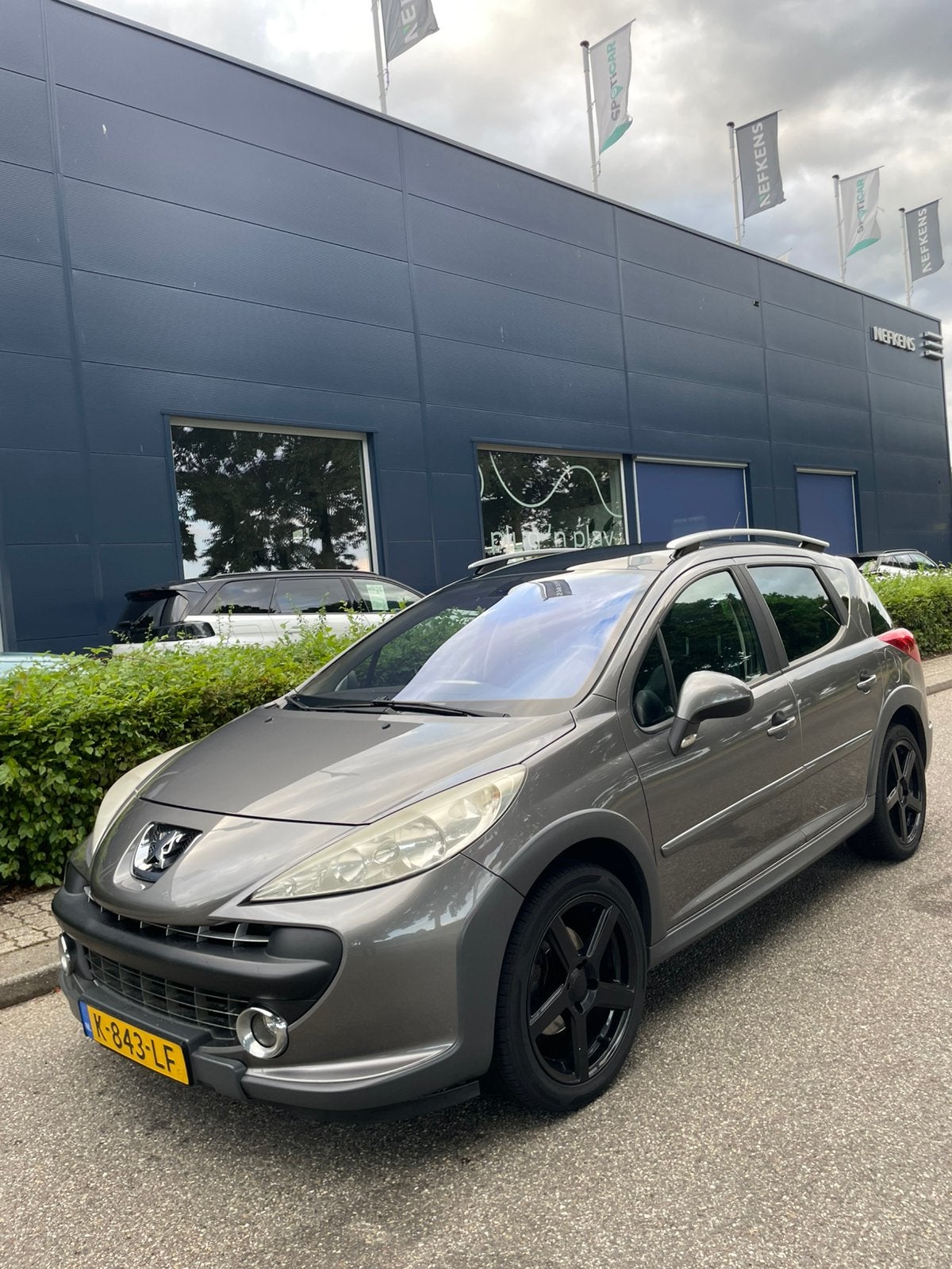 Peugeot 207 1.6 16V SW Outdoor 2008 Grijs, Elektrische ramen, 4 cilinders, 1110 kg, Handgeschakeld