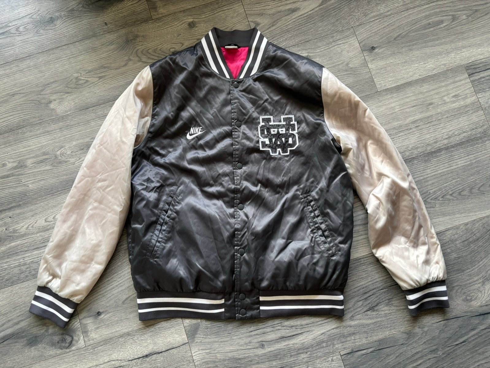 Bomberjack Nike Beaverton Oregon maat L, Kleding | Dames, Jassen | Zomer, Ophalen of Verzenden, Zo goed als nieuw, Maat 42/44 (L)