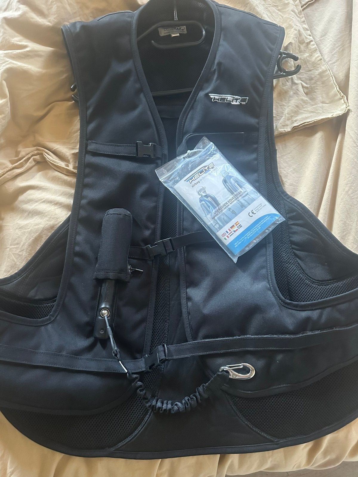Helite jacket airbag vest xxl TEAB - bodyprotector, Ophalen of Verzenden, Zo goed als nieuw